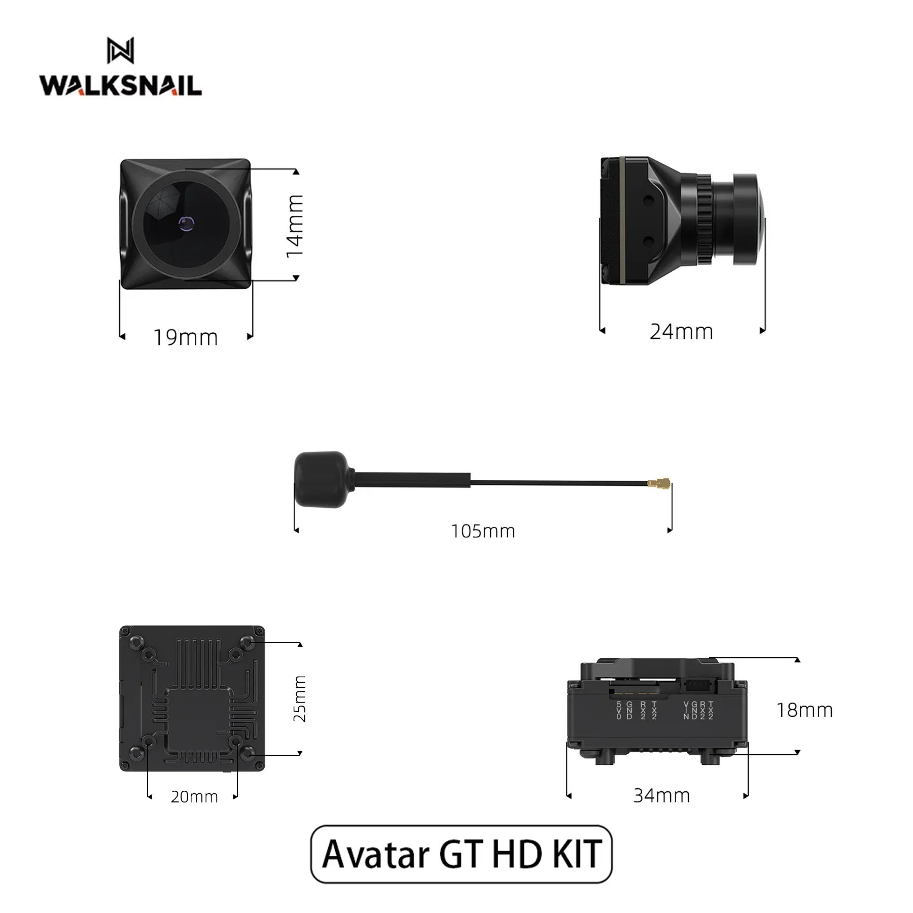 Walksnail Avatar GT HD KIT 2W  - огляд і ціна Drone Kit Long Range