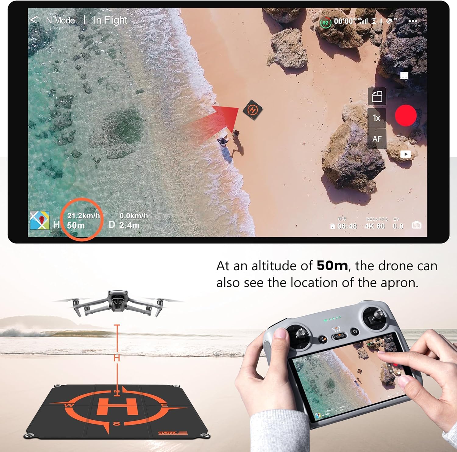 STARTRC Drone Landing Pad, Uni - огляд і ціна Dji Drone Mini 4 Pro