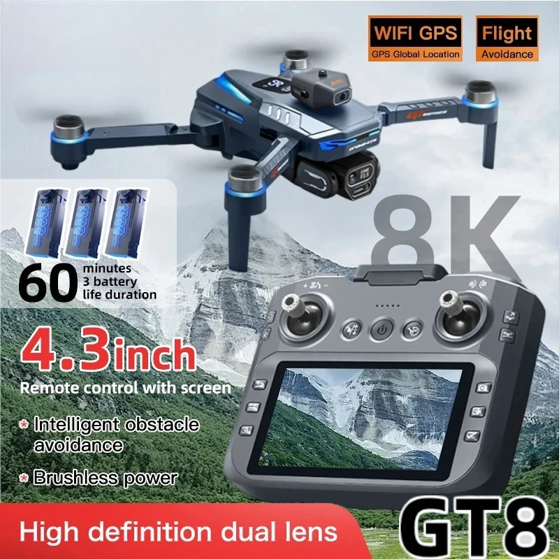 Original GT8 Drone 8K Professi - огляд і ціна Drone Kit Professional