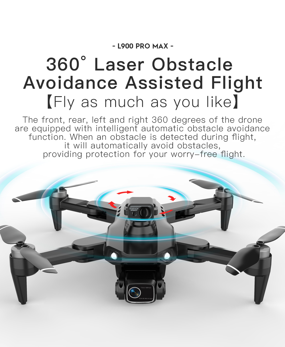 LYZRC L900 PRO MAX Laser obsta - огляд і ціна Drone Kit Professional